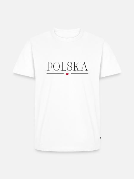 Poland - Men's Premium Organic T-Shirt - white