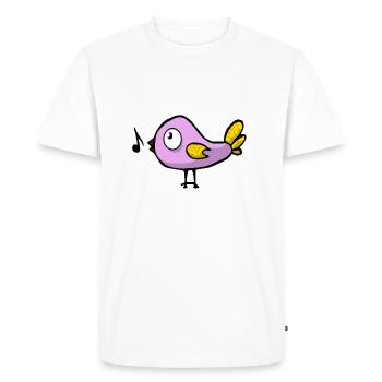 bird bird voegel animal animals7 - Men's Premium Organic T-Shirt - white - Front - Nico (187cm)