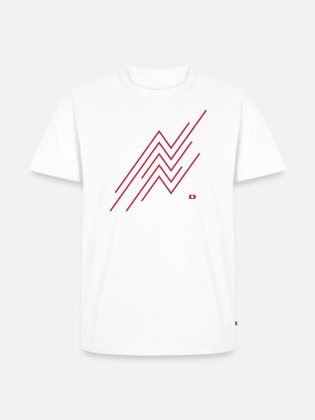 A-197 Energy Up - Männer Premium Bio T-Shirt - Weiß
