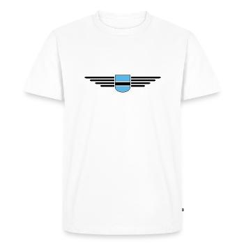 T-shirt Botswana pour les fans - T-shirt Premium bio Homme - blanc - Devant - Nico (187cm)