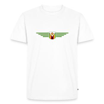 Zimbabwe T-shirt for Africa fans - Men's Premium Organic T-Shirt - white - Front - Nico (187cm)