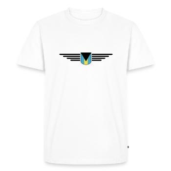 Fans des Bahamas : Design tropical - T-shirt Premium bio Homme - blanc - Devant - Nico (187cm)