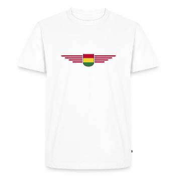J’aime la Bolivie, T-shirt design de style élégance - T-shirt Premium bio Homme - blanc - Devant - Nico (187cm)