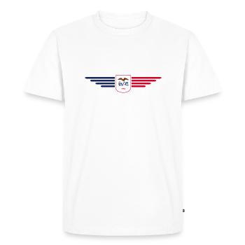 T-shirt de fan de l’Iowa – Votre État ! - T-shirt Premium bio Homme - blanc - Devant - Nico (187cm)