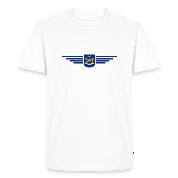 T-shirt de supporter de New York – Parfait pour les fans ! - T-shirt Premium bio Homme - blanc - Devant - Nico (187cm)