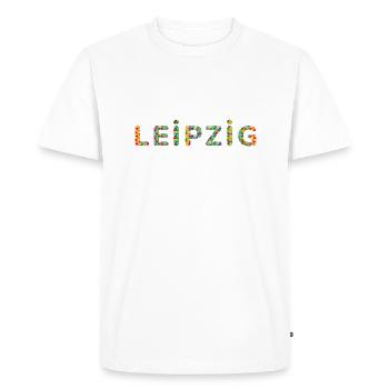 T-shirt de fan de Leipzig – Pour les vrais fans ! - T-shirt Premium bio Homme - blanc - Devant - Nico (187cm)