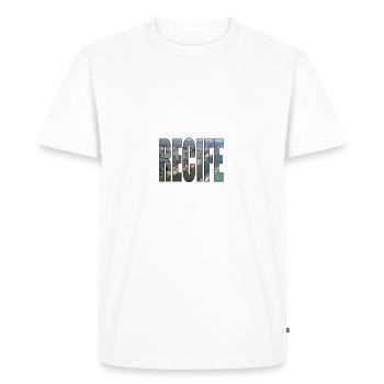 BRAZIL RECIFE - Men's Premium Organic T-Shirt - white - Front - Nico (187cm)