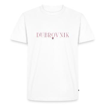 Dubrovnik, Croatie Style Design T-shirt - T-shirt Premium bio Homme - blanc - Devant - Nico (187cm)