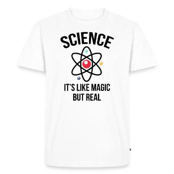 Nerd - T-shirt Premium bio Homme - blanc - Devant - Nico (187cm)