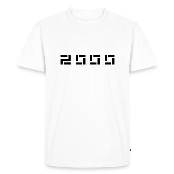 Year of Birth Born In - Made in 2000 - Men's Premium Organic T-Shirt - white - Front - Nico (187cm)