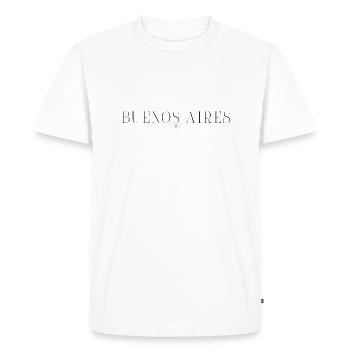J’adore Buenos Aires - T-shirt Premium bio Homme - blanc - Devant - Nico (187cm)