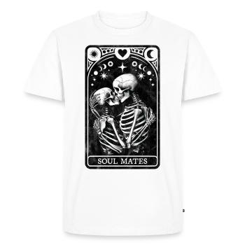 Âmes sœurs Tarot - T-shirt Premium bio Homme - blanc - Devant - Nico (187cm)