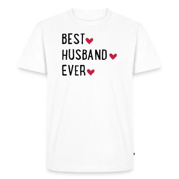 Mari - T-shirt Premium bio Homme - blanc - Devant - Nico (187cm)