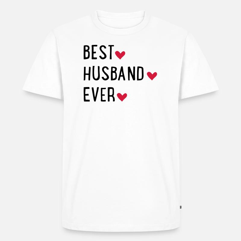 Ehemann - Männer Premium Bio T-Shirt - Weiß
