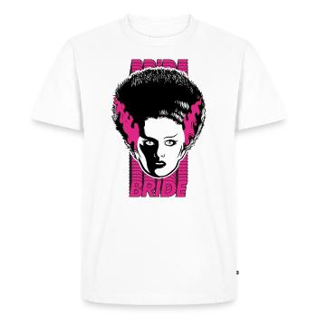 Universal Monsters Frankenstein`s Bride Pink - Men's Premium Organic T-Shirt - white - Front - Nico (187cm)