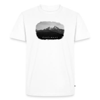 Watzmann - T-shirt Premium bio Homme - blanc - Devant - Nico (187cm)