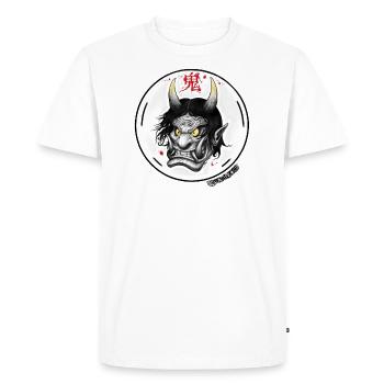 ONI - rework 2022 - Men's Premium Organic T-Shirt - white - Front - Nico (187cm)