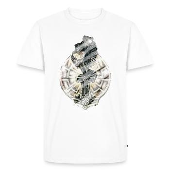 Marteau de Thor - T-shirt Premium bio Homme - blanc - Devant - Nico (187cm)