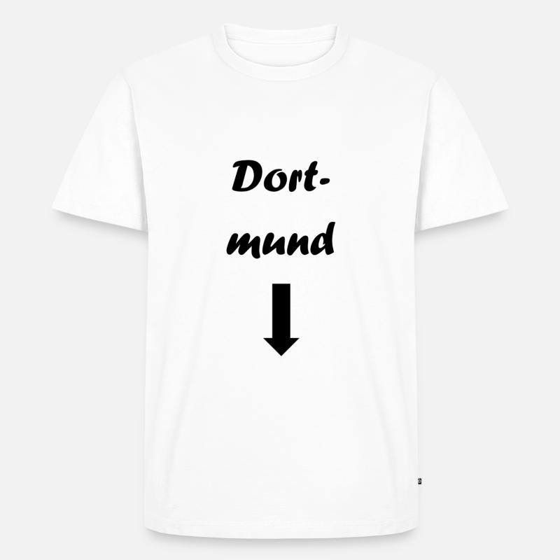 dortmund - Männer Premium Bio T-Shirt - Weiß