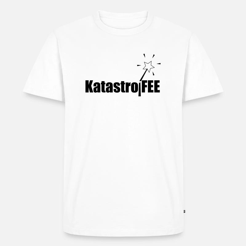 KatastroFee - Männer Premium Bio T-Shirt - Weiß