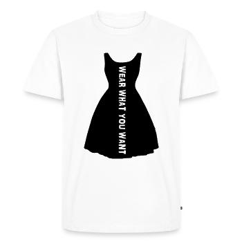 portez ce que vous voulez - T-shirt Premium bio Homme - blanc - Devant - Nico (187cm)