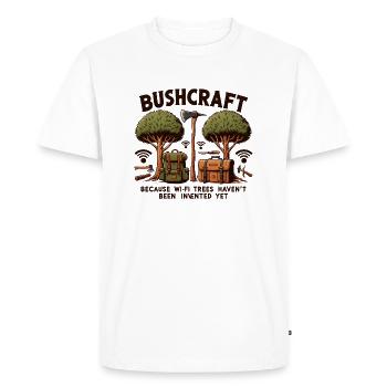 Wi-fi trees - Men's Premium Organic T-Shirt - white - Front - Nico (187cm)