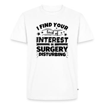 Chirurgie cadeau amusant - T-shirt Premium bio Homme - blanc - Devant - Nico (187cm)