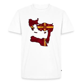 Byzantine Empire - Men's Premium Organic T-Shirt - white - Front - Nico (187cm)
