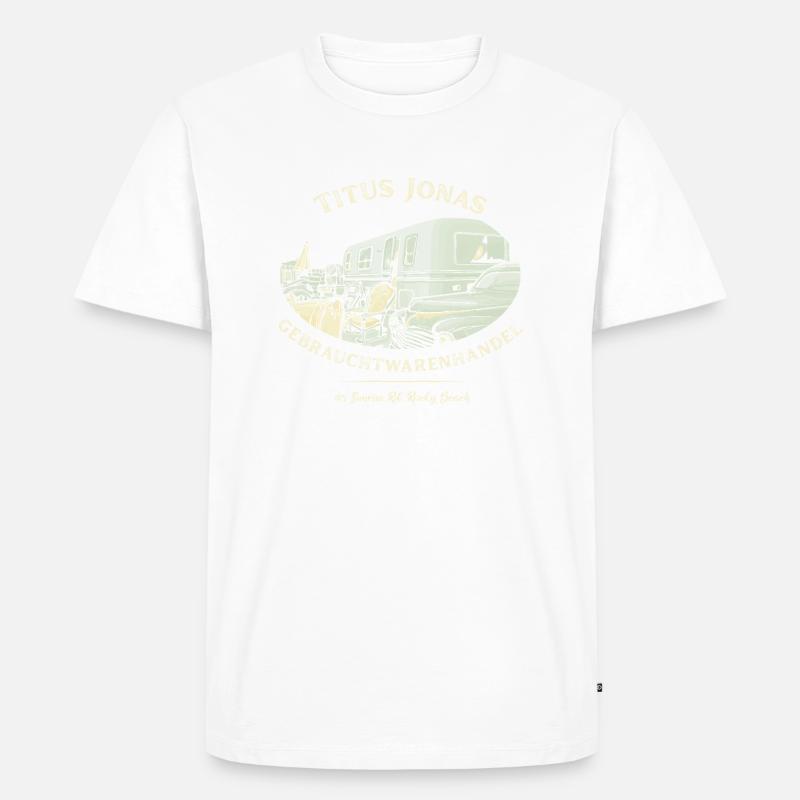 Die Drei ??? Gebrauchtwarenhandel Design - Männer Premium Bio T-Shirt - undefined