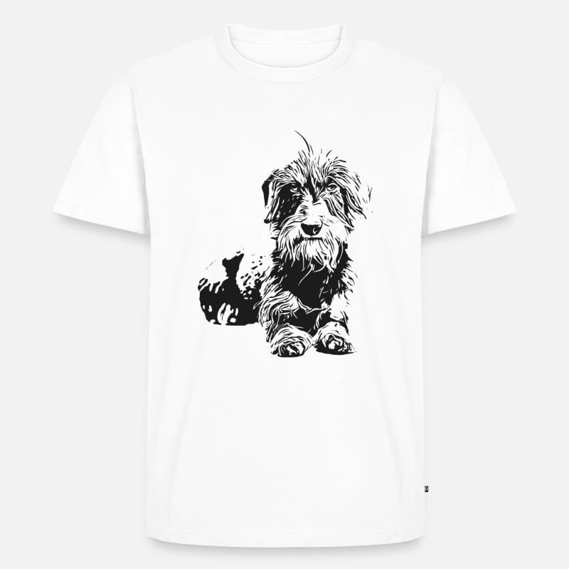 Teckel Teckel Teckel - T-shirt Premium bio Homme - blanc