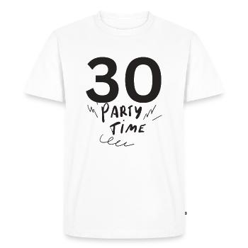 30 - T-shirt Premium bio Homme - blanc - Devant - Nico (187cm)