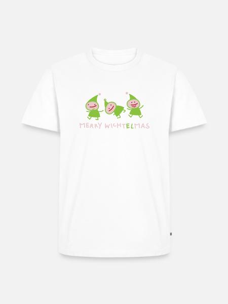 Elves Christmas (b) - Men's Premium Organic T-Shirt - white
