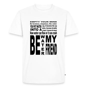 Empty your mind - T-shirt Premium bio Homme - blanc - Devant - Nico (187cm)