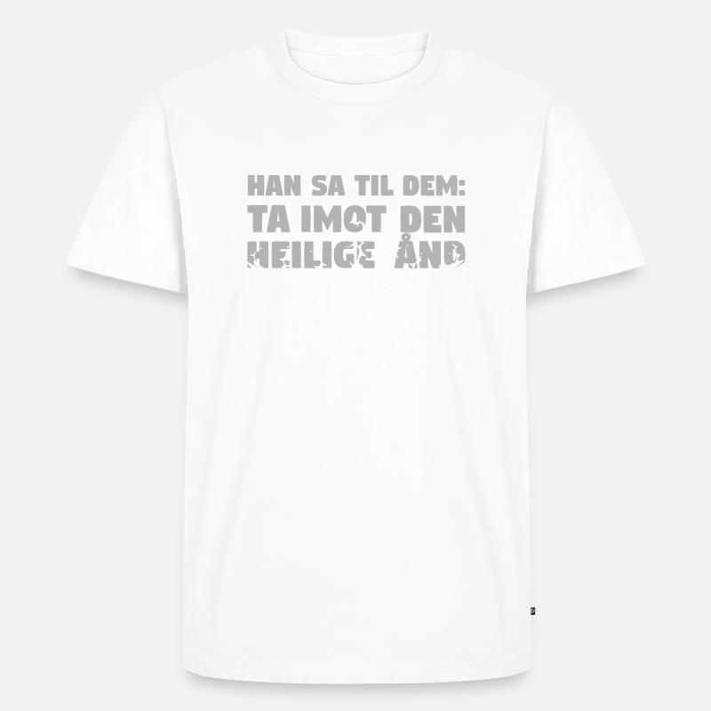 Receive Comforter - Norwegisch - Männer Premium Bio T-Shirt - undefined