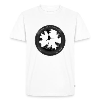 Focus freeski - T-shirt Premium bio Homme - blanc - Devant - Nico (187cm)