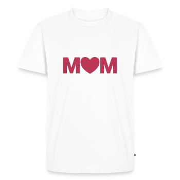 Meilleure maman de tous les temps - T-shirt Premium bio Homme - blanc - Devant - Nico (187cm)