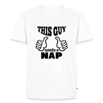 this guy - Men's Premium Organic T-Shirt - white - Front - Nico (187cm)