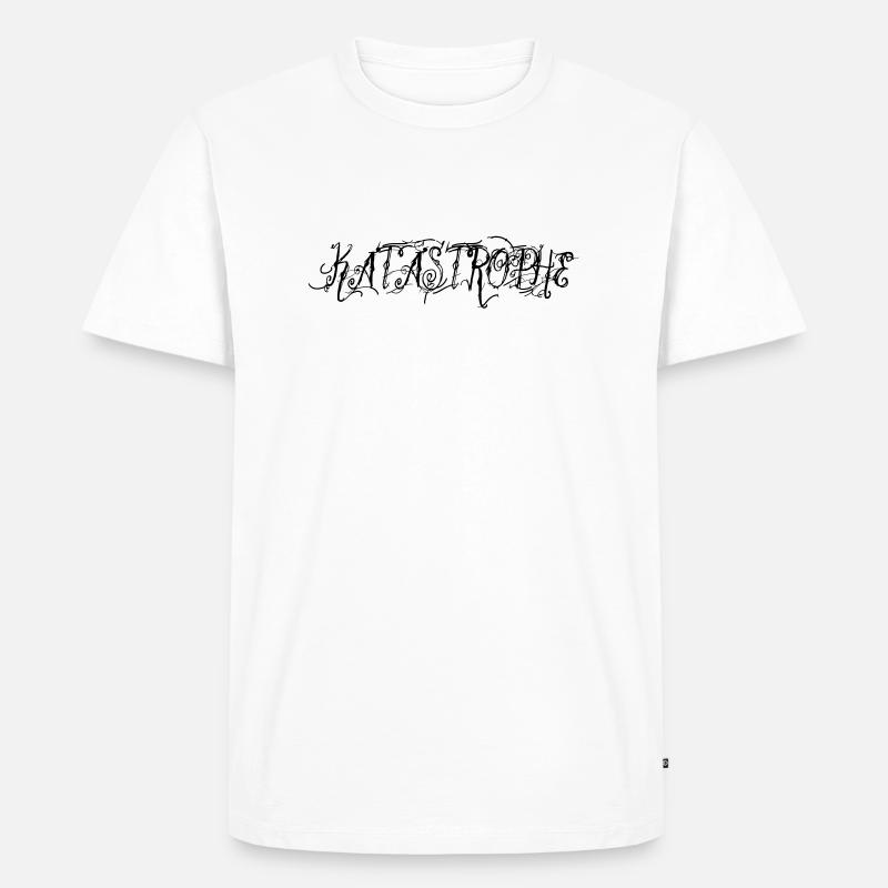 katastrophe - Männer Premium Bio T-Shirt - Weiß