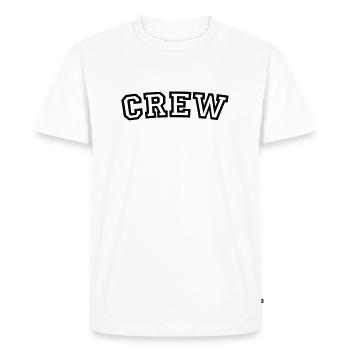 crew - Men's Premium Organic T-Shirt - white - Front - Nico (187cm)