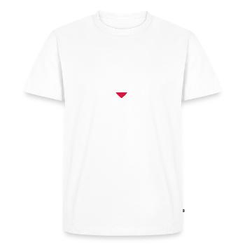 love my dna dns land country Poland polska poland - T-shirt Premium bio Homme - blanc - Devant - Nico (187cm)