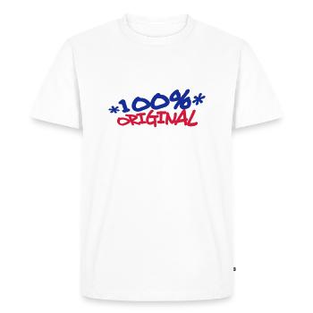 Dessin animé comique 100 % Original - T-shirt Premium bio Homme - blanc - Devant - Nico (187cm)