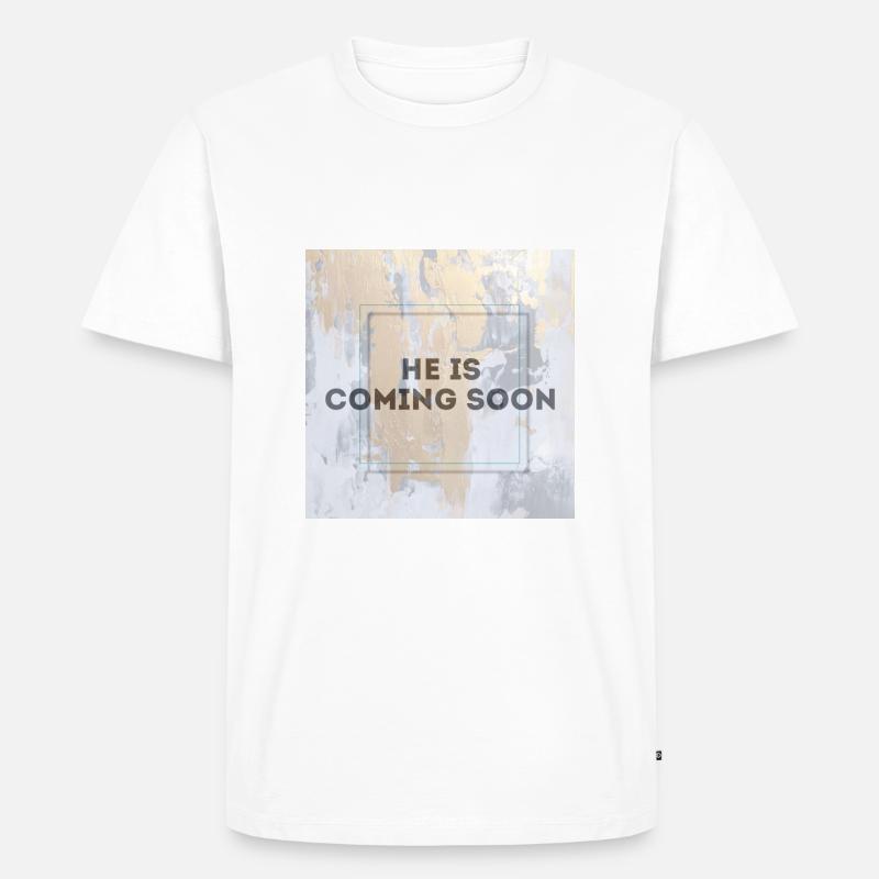 Obvious - Männer Premium Bio T-Shirt - Weiß