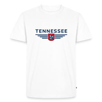 T-shirt de fan du Tennessee – Musique et amour de la maison - T-shirt Premium bio Homme - blanc - Devant - Nico (187cm)