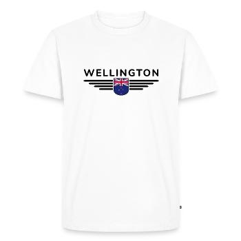 T-shirt Wellington pour les fans néo-zélandais - T-shirt Premium bio Homme - blanc - Devant - Nico (187cm)