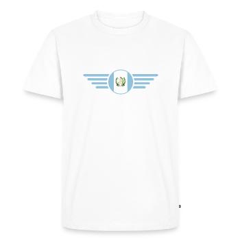 I Love Greece, Style Design T-Shirt - Men's Premium Organic T-Shirt - white - Front - Nico (187cm)