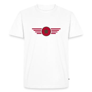 J’aime la République tchèque, T-shirt design de style élégance - T-shirt Premium bio Homme - blanc - Devant - Nico (187cm)
