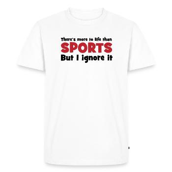 Sport - T-shirt Premium bio Homme - blanc - Devant - Nico (187cm)