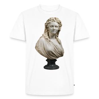par Augustin Pajou, Buste de Madame de Wailly - T-shirt Premium bio Homme - blanc - Devant - Nico (187cm)