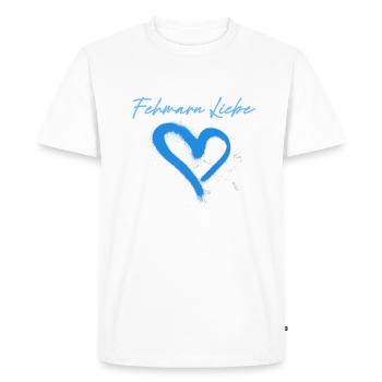 Fehmarn,seagulls,anchors,flock of birds - Men's Premium Organic T-Shirt - white - Front - Nico (187cm)
