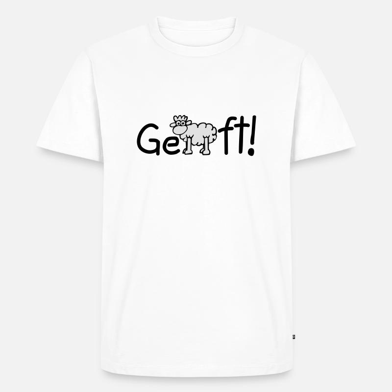 Geschafft! Abschluss - Männer Premium Bio T-Shirt - Weiß